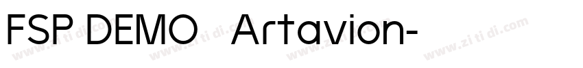 FSP DEMO   Artavion字体转换
